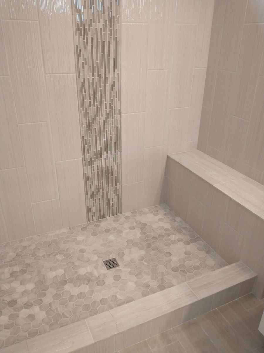 Tile project by PhD Home Solutions — shower tile