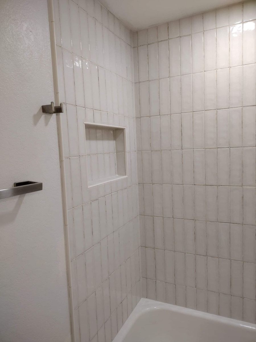 Custom tile shower by PhD Home Solutions